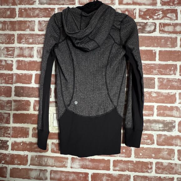 Lululemon Define Jacket – Herringbone Heathered Black Size 4 EUC - Picture 2 of 9